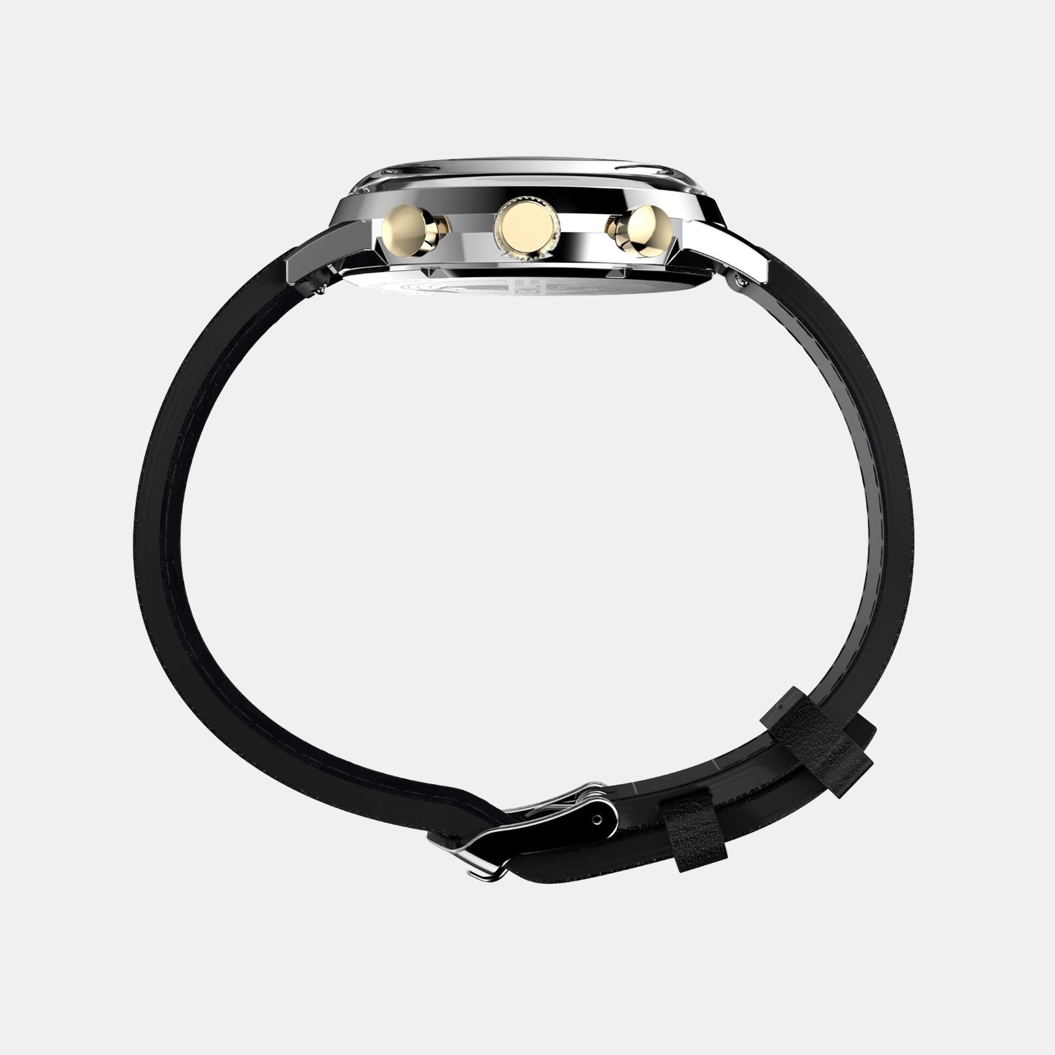 Marlin Men Quartz Black Dial Chronograph Leather Watch TW2W51500UJ