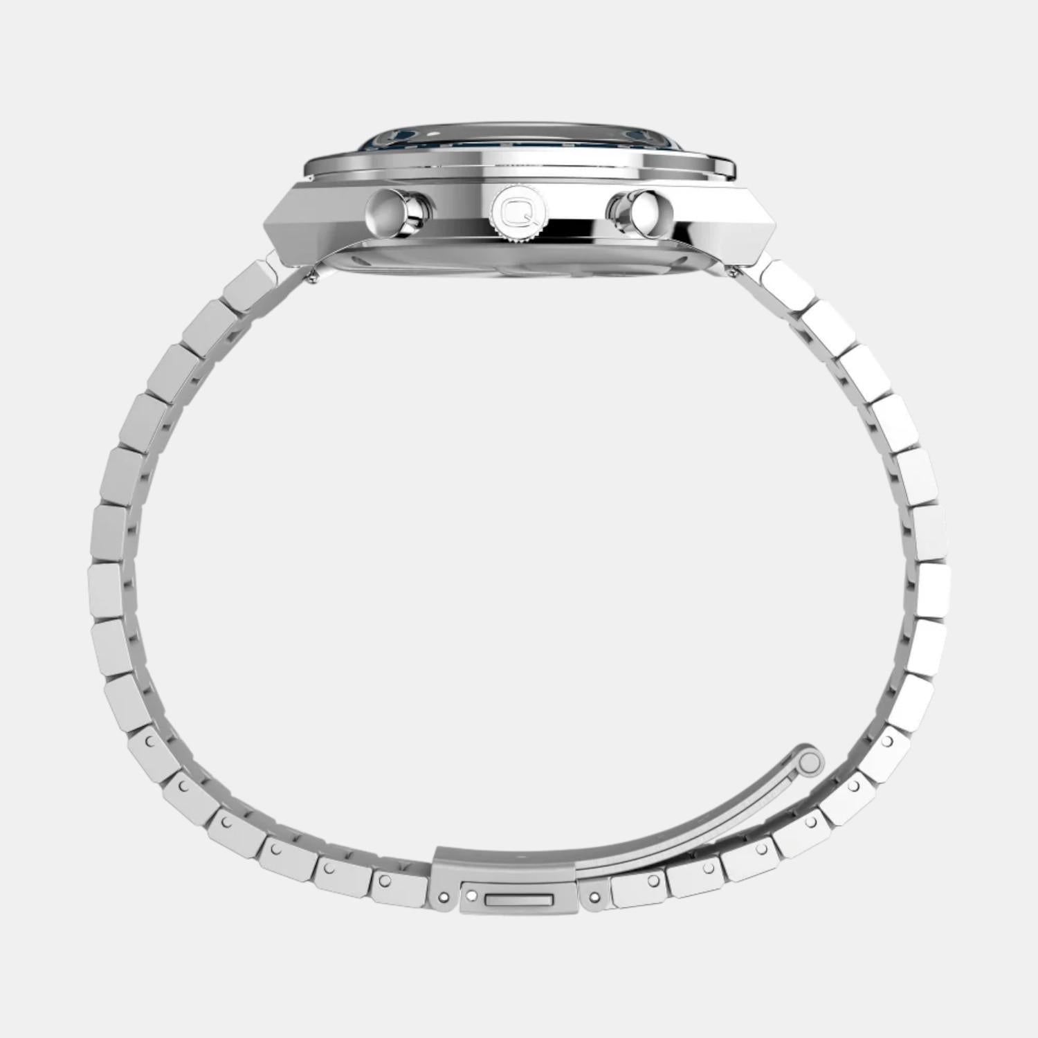 Men Quartz Blue Dial Analog Stainless Steel Watch TW2W51600UJ