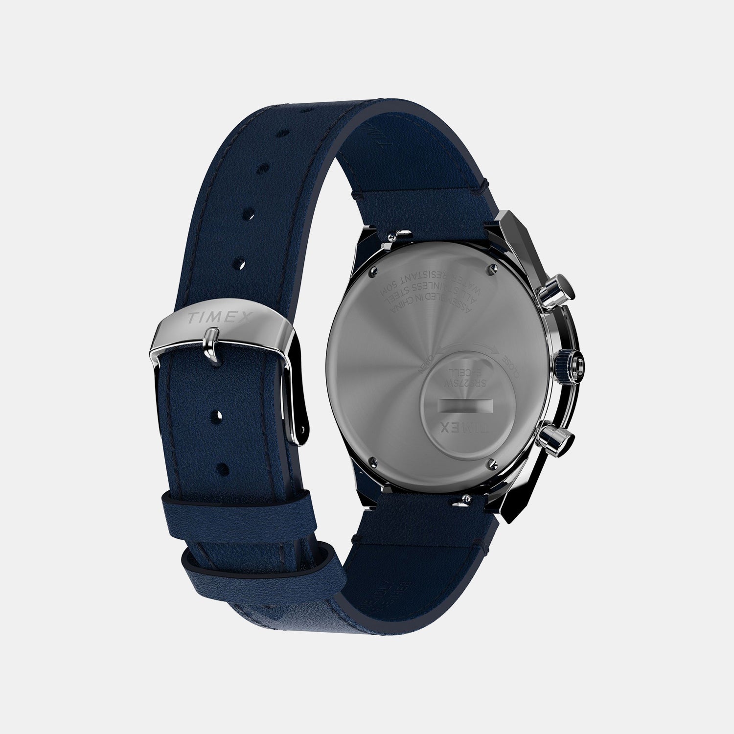 Men Quartz Blue Dial Analog Leather Watch TW2W51700UJ