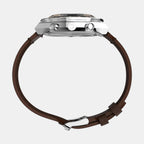 Men Quartz Rose Gold Dial Analog Leather Watch TW2W51800UJ