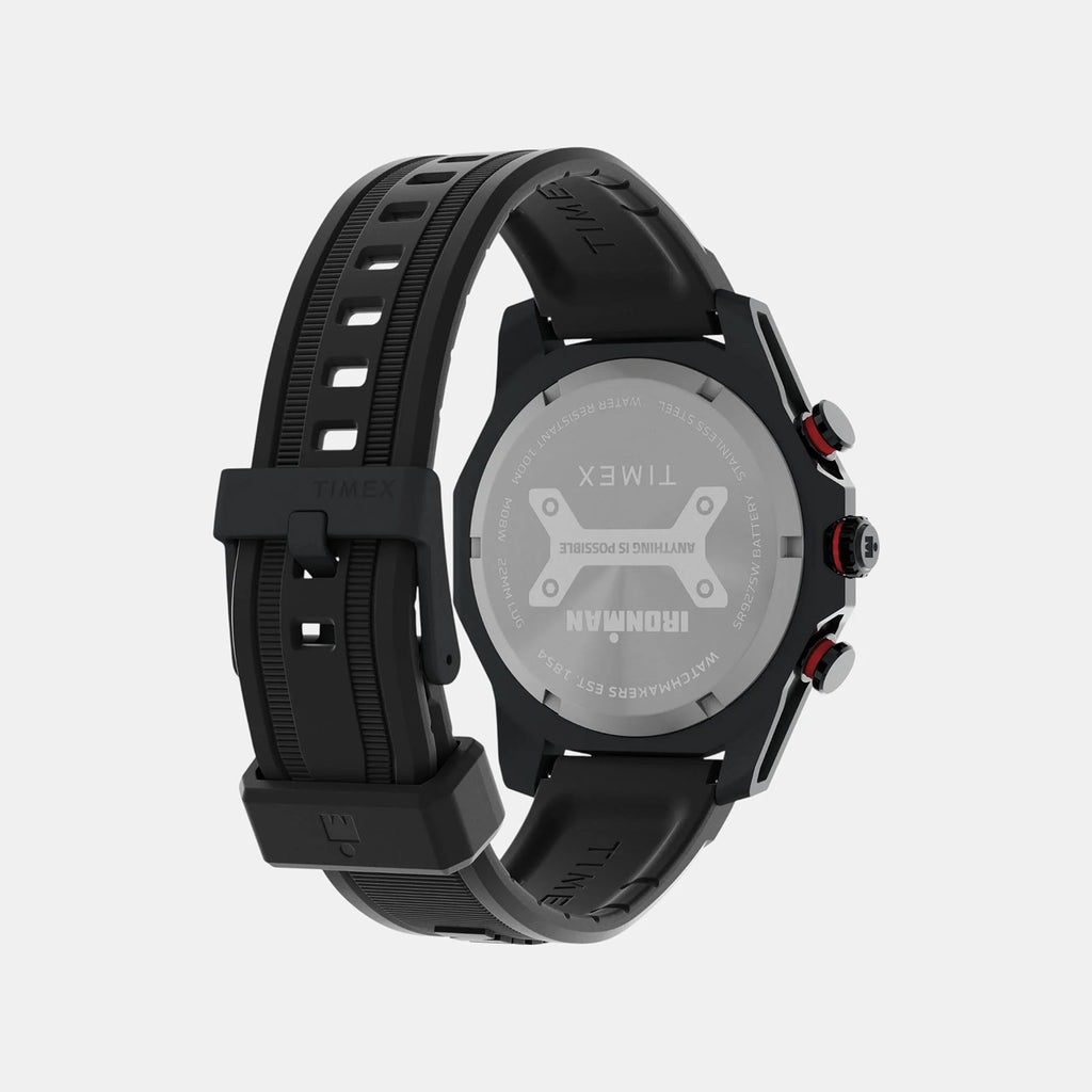 Men Quartz Black Dial Analog Silicone Watch TW2W55400UJ
