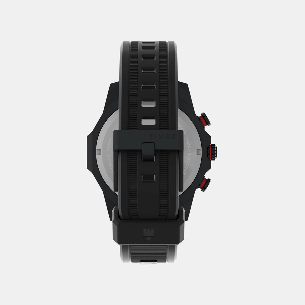 Men Quartz Black Dial Analog Silicone Watch TW2W55400UJ