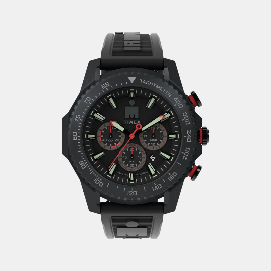 Men Quartz Black Dial Analog Recycled PU Watch TW2W55400UJ