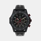 Men Quartz Black Dial Analog Recycled PU Watch TW2W55400UJ