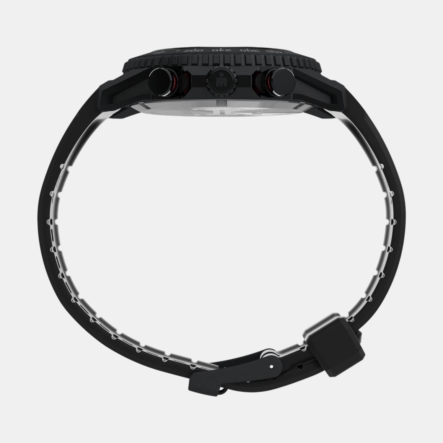 Men Quartz Black Dial Analog Recycled PU Watch TW2W55400UJ