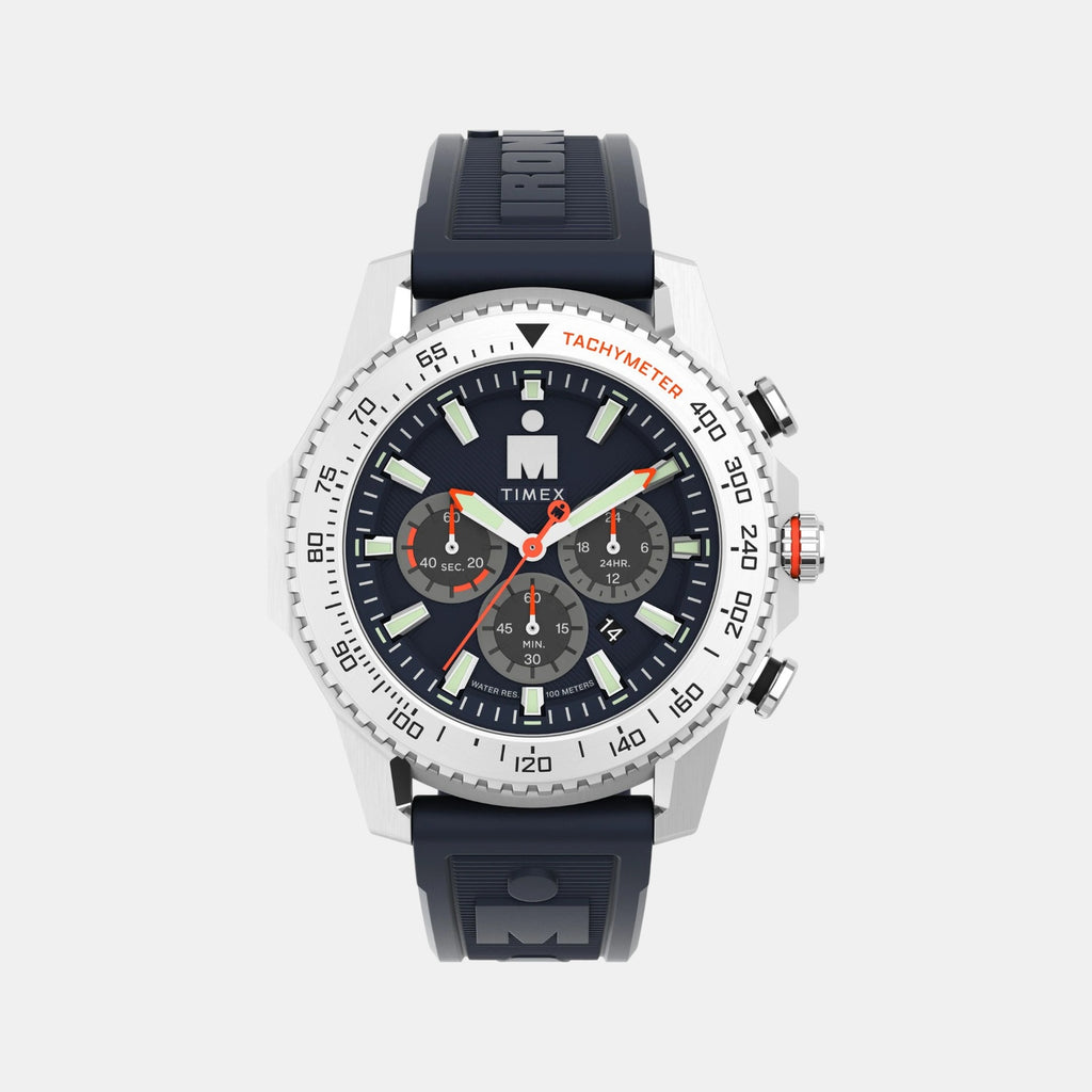 Men Quartz Blue Dial Analog Recycled PU Watch TW2W55500UJ