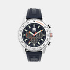 Men Quartz Blue Dial Analog Recycled PU Watch TW2W55500UJ