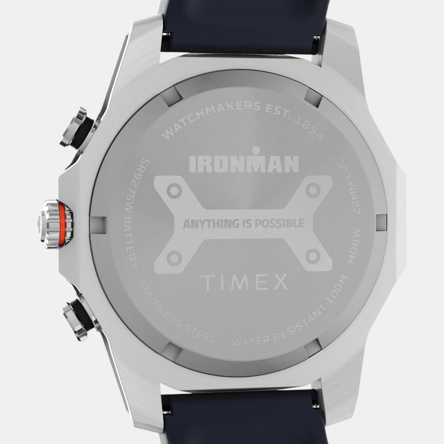 Men Quartz Blue Dial Analog Recycled PU Watch TW2W55500UJ