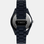 Men Quartz Blue Dial Analog Plastic Watch TW2W56200X6