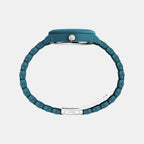 Women Quartz Blue Dial Analog Plastic Watch TW2W56400X6