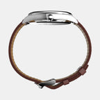 Men Quartz Blue Dial Analog Leather Watch TW2W57200UJ