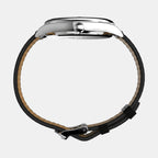 Men Quartz Black Dial Analog Leather Watch TW2W57400UJ