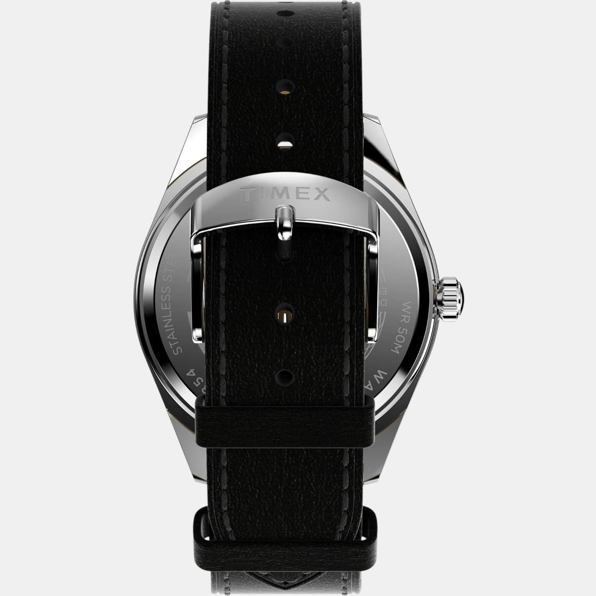 Men Quartz Black Dial Analog Leather Watch TW2W57400UJ