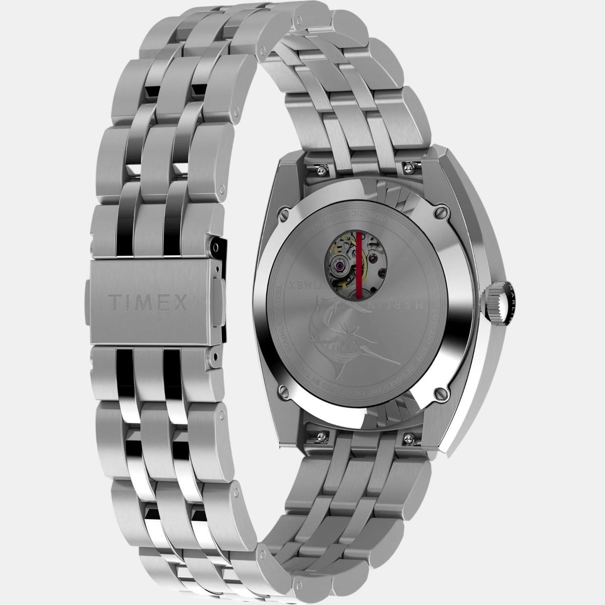 Men Automatic Black Dial Analog Stainless Steel Watch TW2W58800UJ