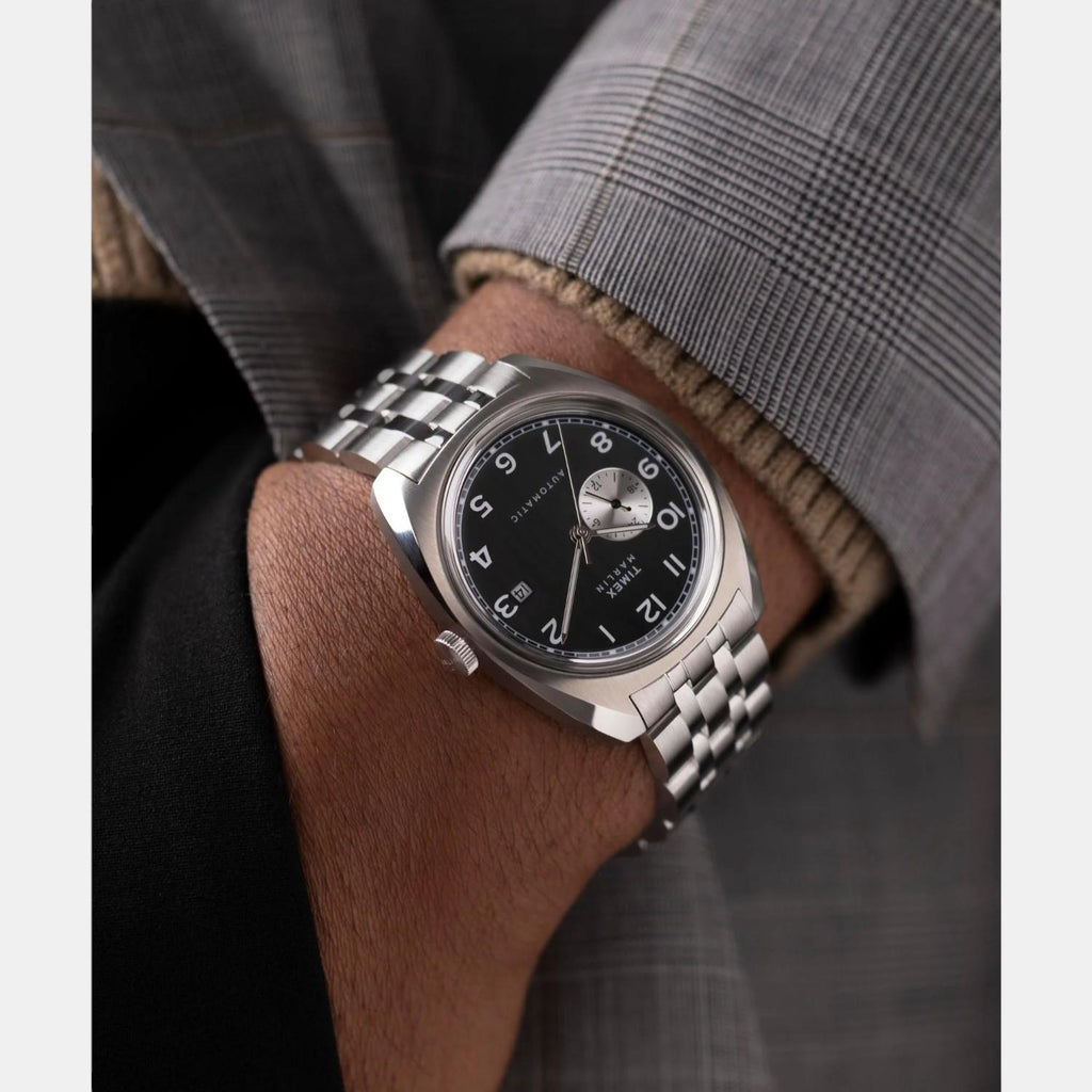 Men Automatic Black Dial Analog Stainless Steel Watch TW2W58800UJ