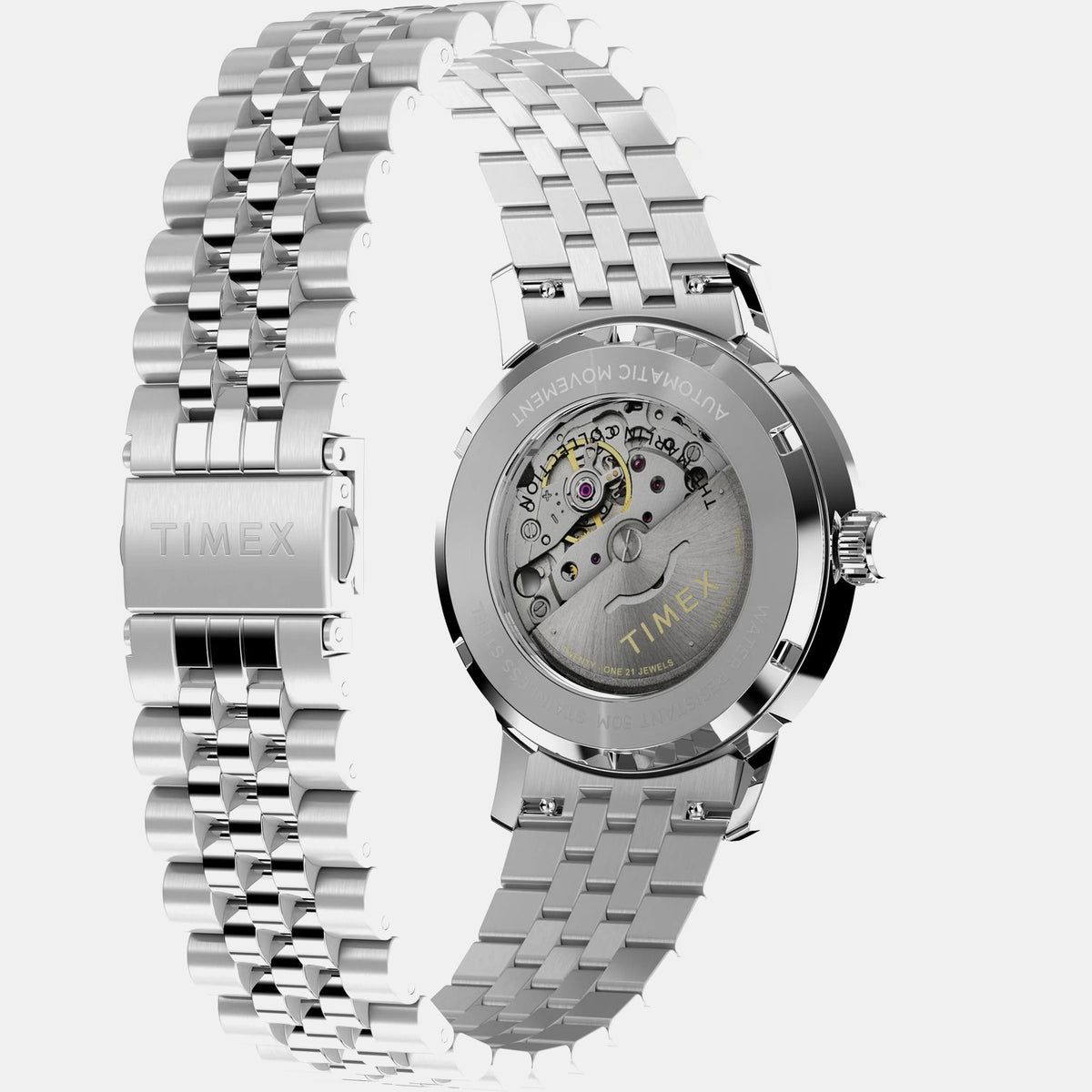 Marlin Men Automatic White Dial Analog Stainless Steel Watch TW2W59200UJ