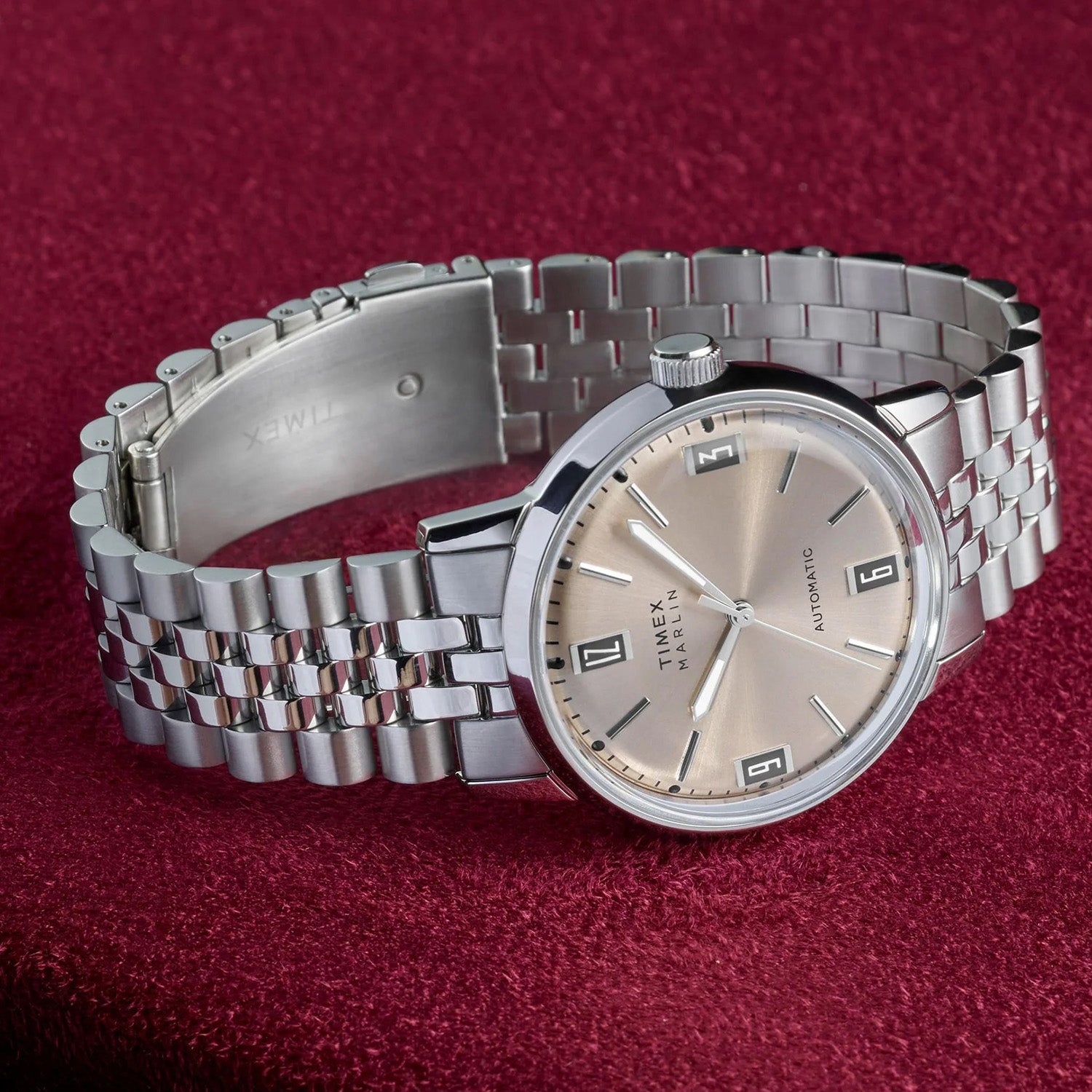 Men Automatic White Dial Analog Stainless Steel Watch TW2W59200UJ