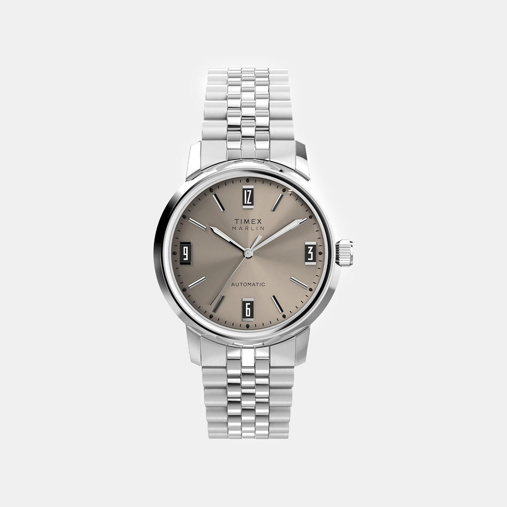 Men Automatic White Dial Analog Stainless Steel Watch TW2W59200UJ