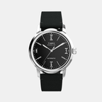Men Automatic Black Dial Analog Leather Watch TW2W59700UJ