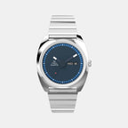 Q Timex Men Quartz Blue Dial Analog Stainless Steel Watch TW2W59800UJ