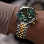 Marlin Men Quartz Green Dial Chronograph Stainless Steel Watch TW2W60000UJ
