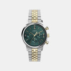 Marlin Men Quartz Green Dial Chronograph Stainless Steel Watch TW2W60000UJ