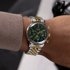 Marlin Men Quartz Green Dial Chronograph Stainless Steel Watch TW2W60000UJ