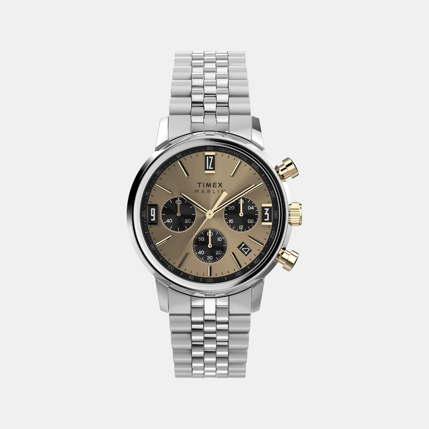 Men Quartz Champagne Dial Analog Stainless Steel Watch TW2W60100UJ