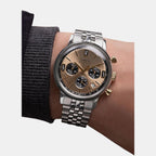 Men Quartz Champagne Dial Analog Stainless Steel Watch TW2W60100UJ