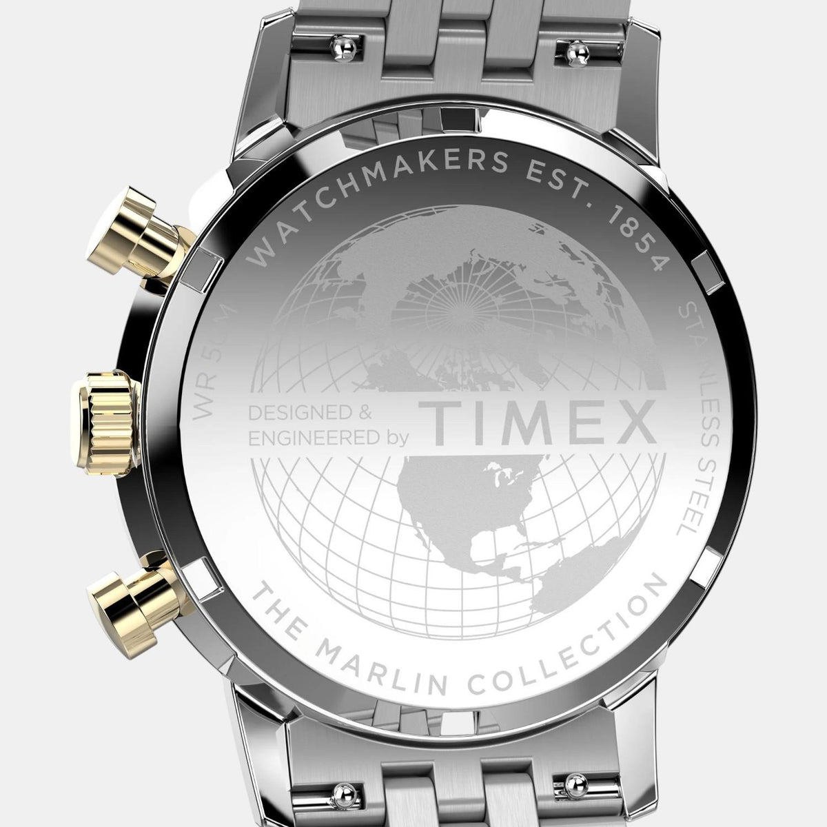 Men Quartz Champagne Dial Analog Stainless Steel Watch TW2W60100UJ