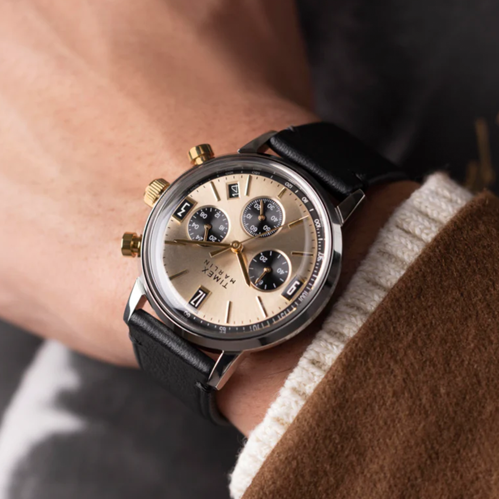 Timex Round Quartz Chronograph Men watch