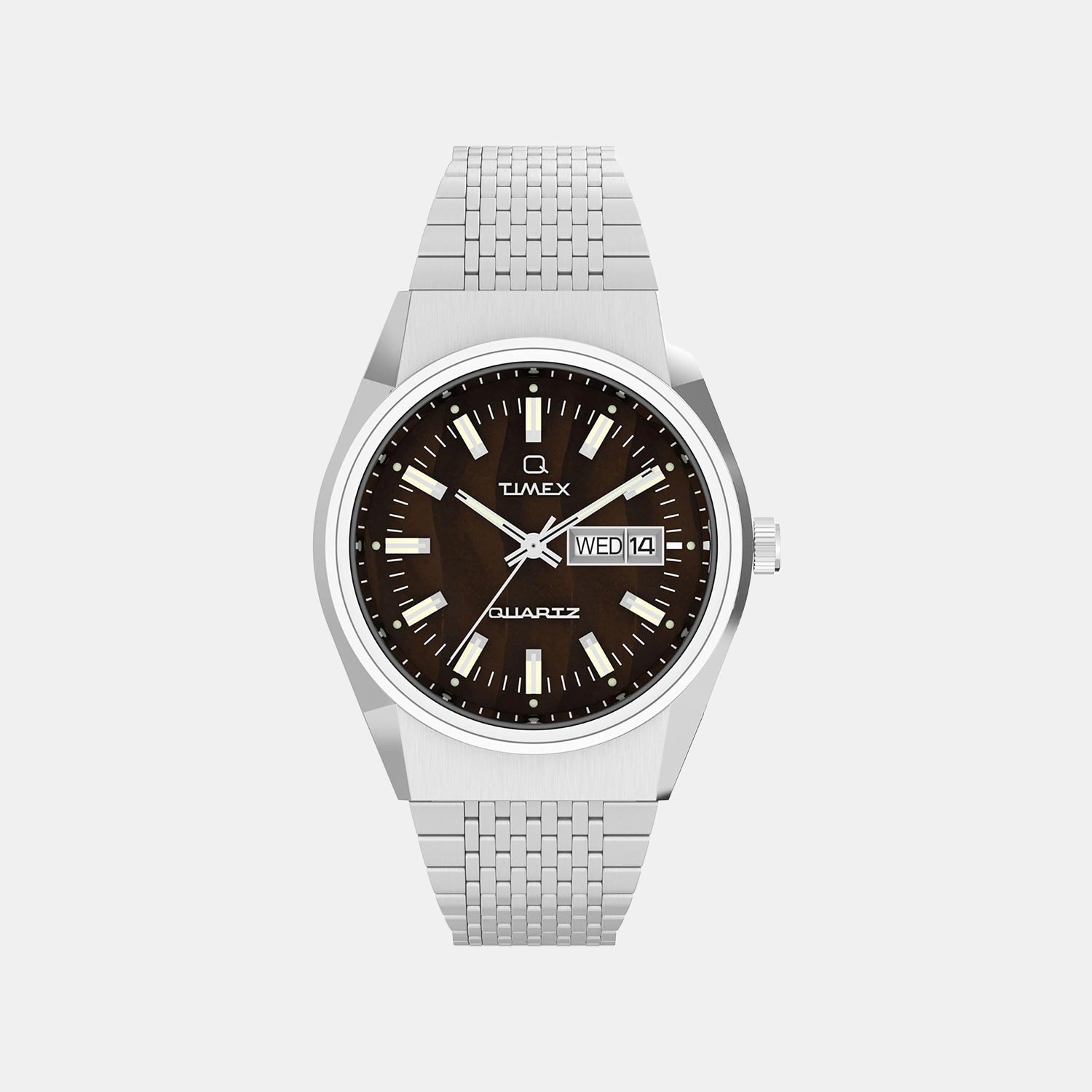 Men Quartz Brown Dial Analog Stainless Steel Watch TW2W62400UJ