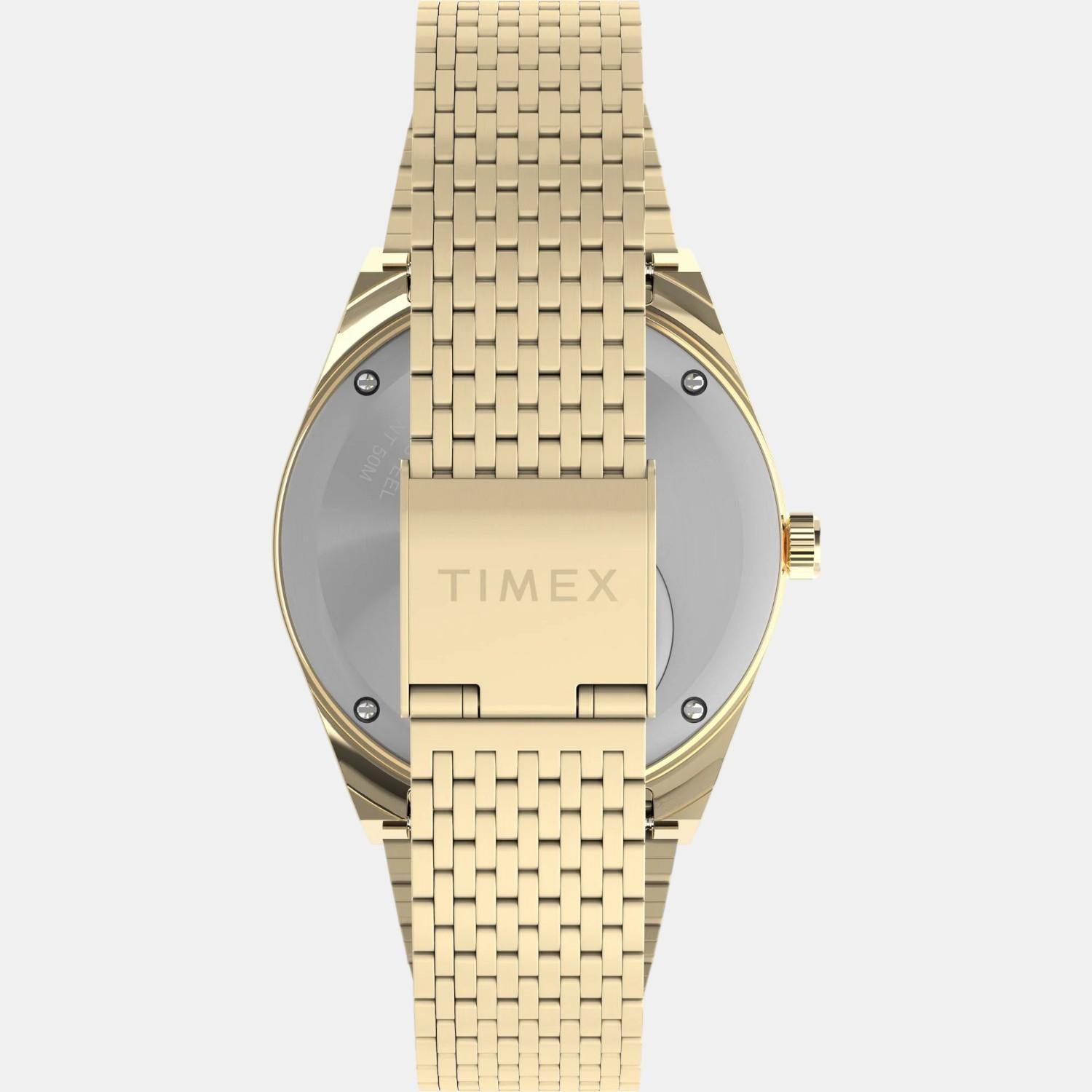 Men Quartz Black Dial Analog Stainless Steel Watch TW2W62500UJ