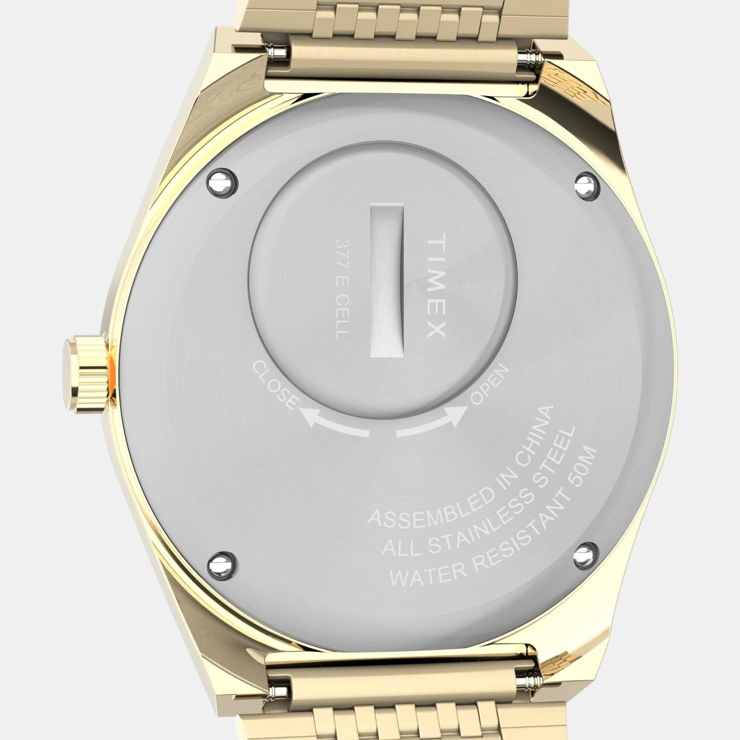 Men Quartz Black Dial Analog Stainless Steel Watch TW2W62500UJ