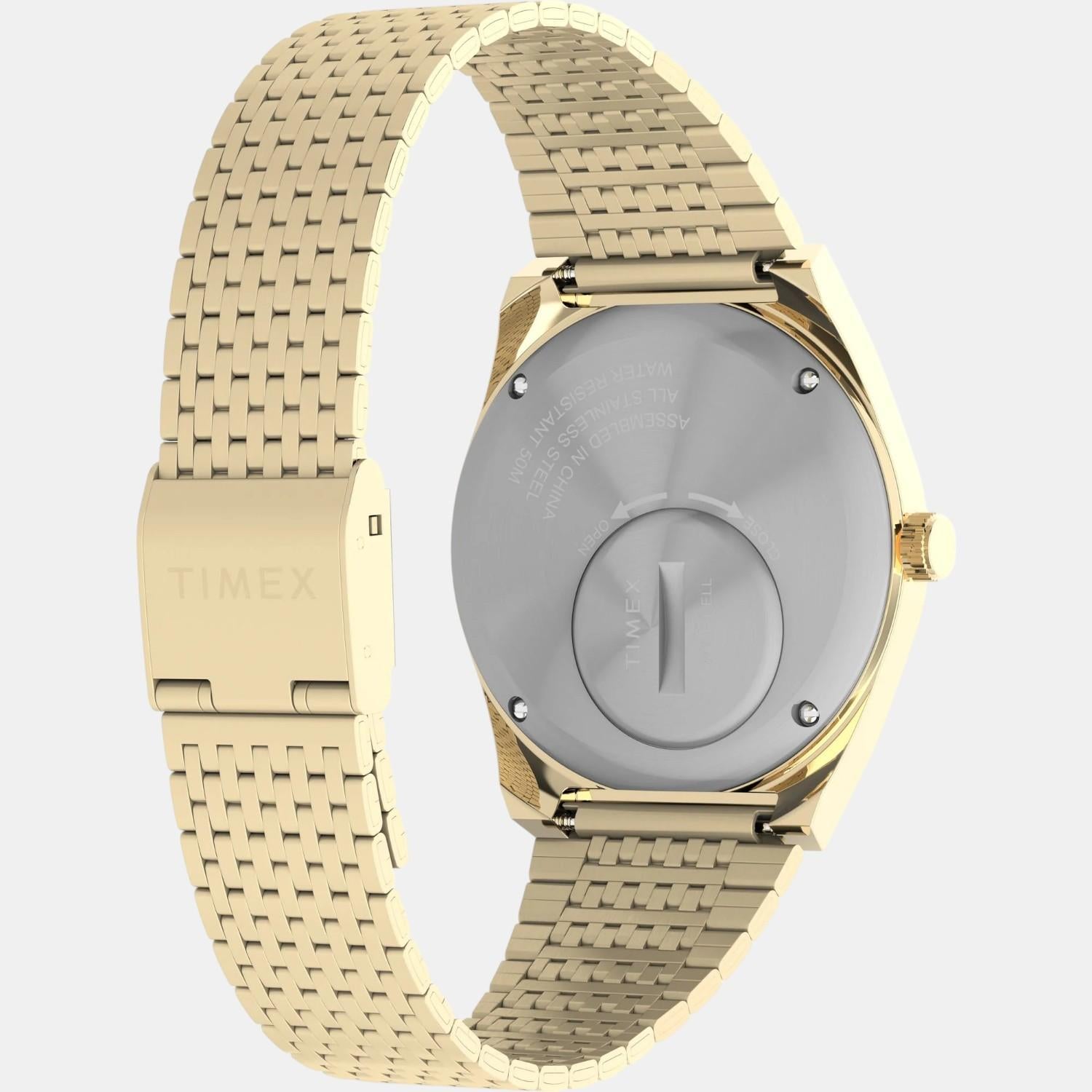 Men Quartz Black Dial Analog Stainless Steel Watch TW2W62500UJ