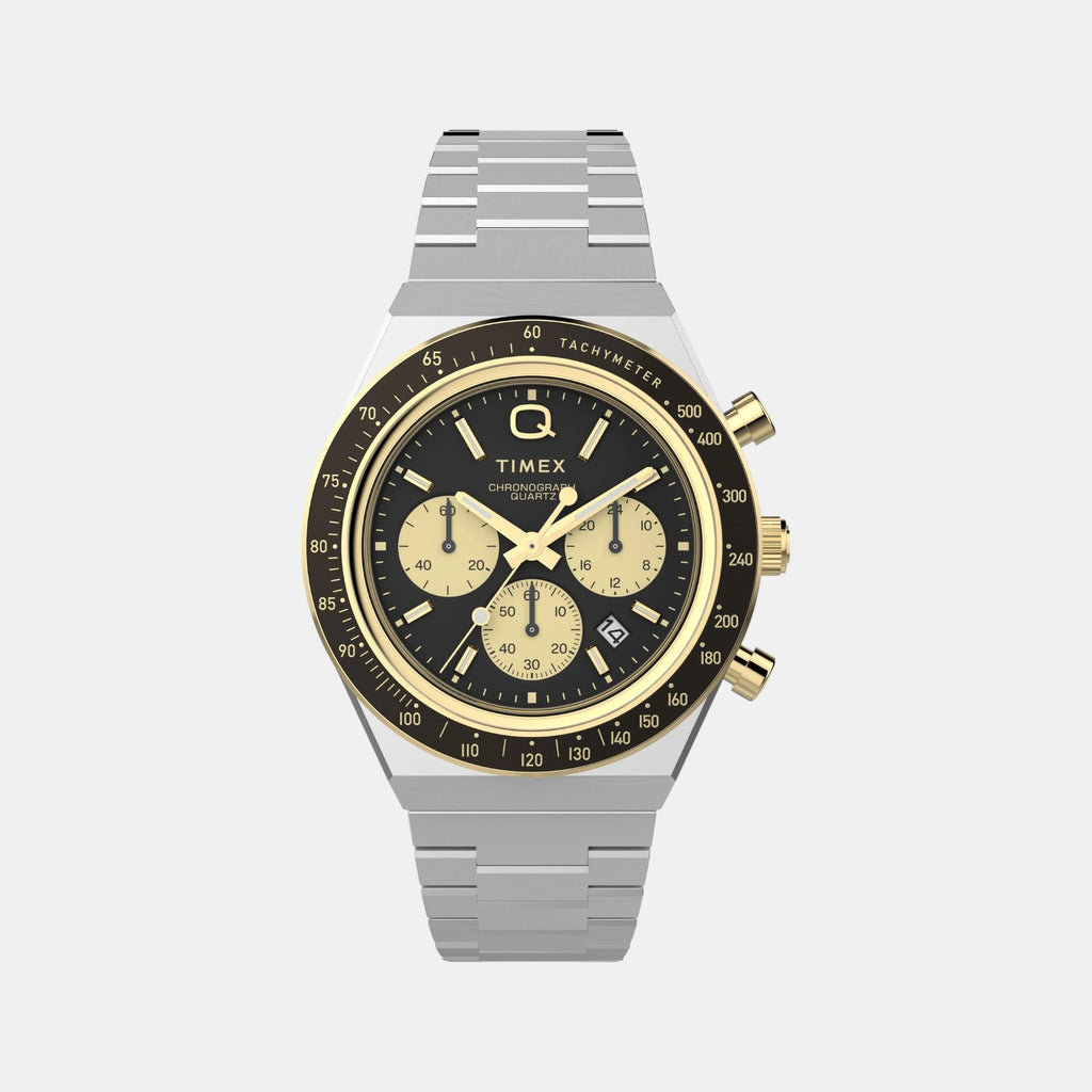 Men Quartz Black Dial Analog Stainless Steel Watch TW2W64200UJ