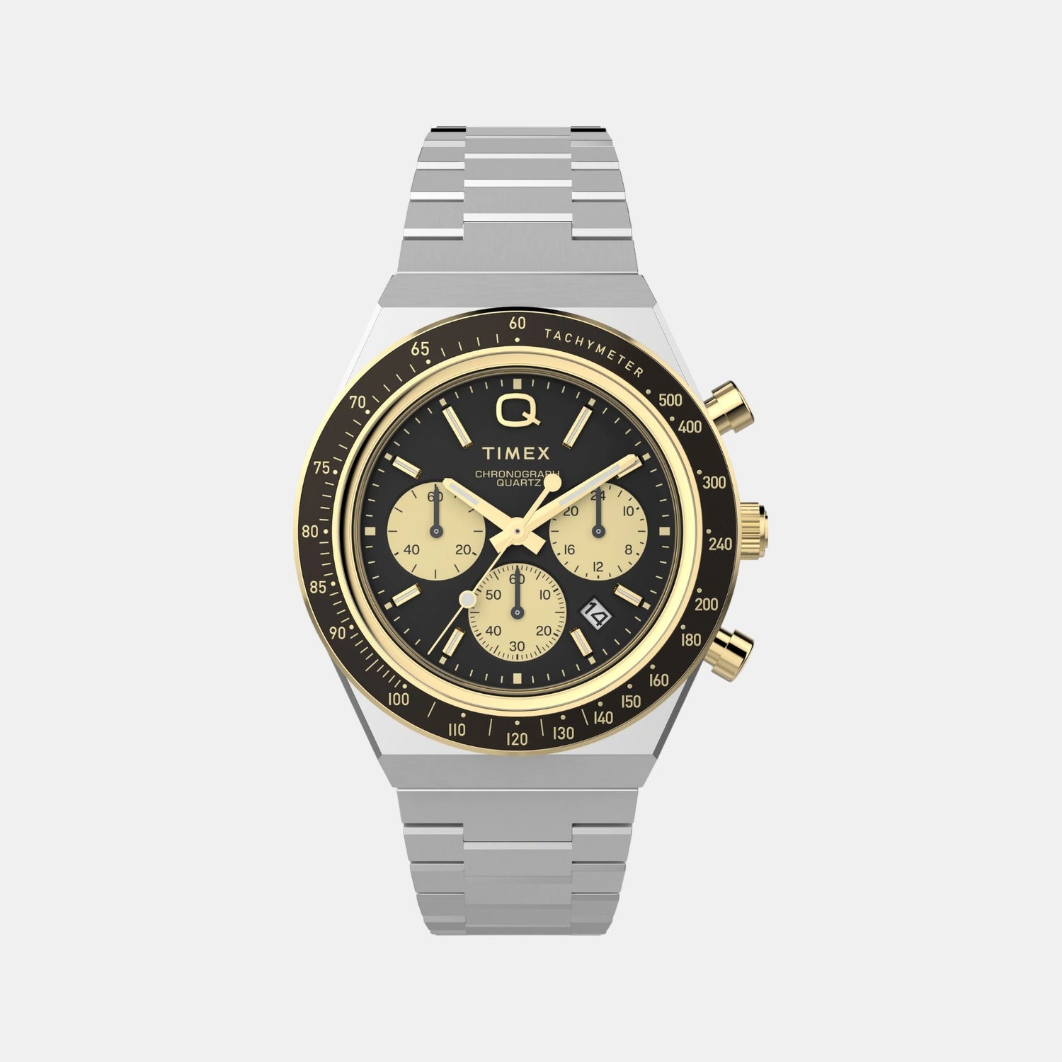 Men Quartz Black Dial Analog Stainless Steel Watch TW2W64200UJ