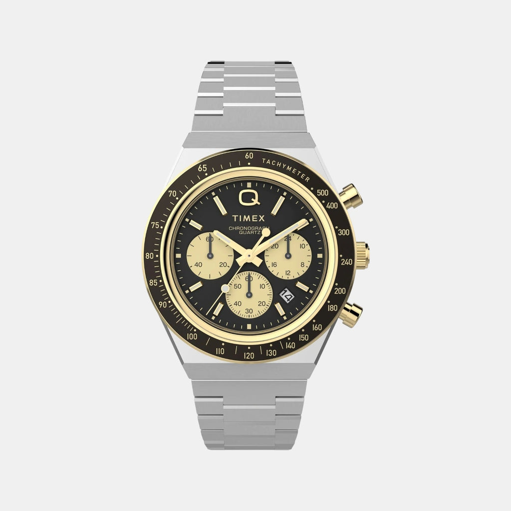 Men Quartz Black Dial Analog Stainless Steel Watch TW2W64200UJ