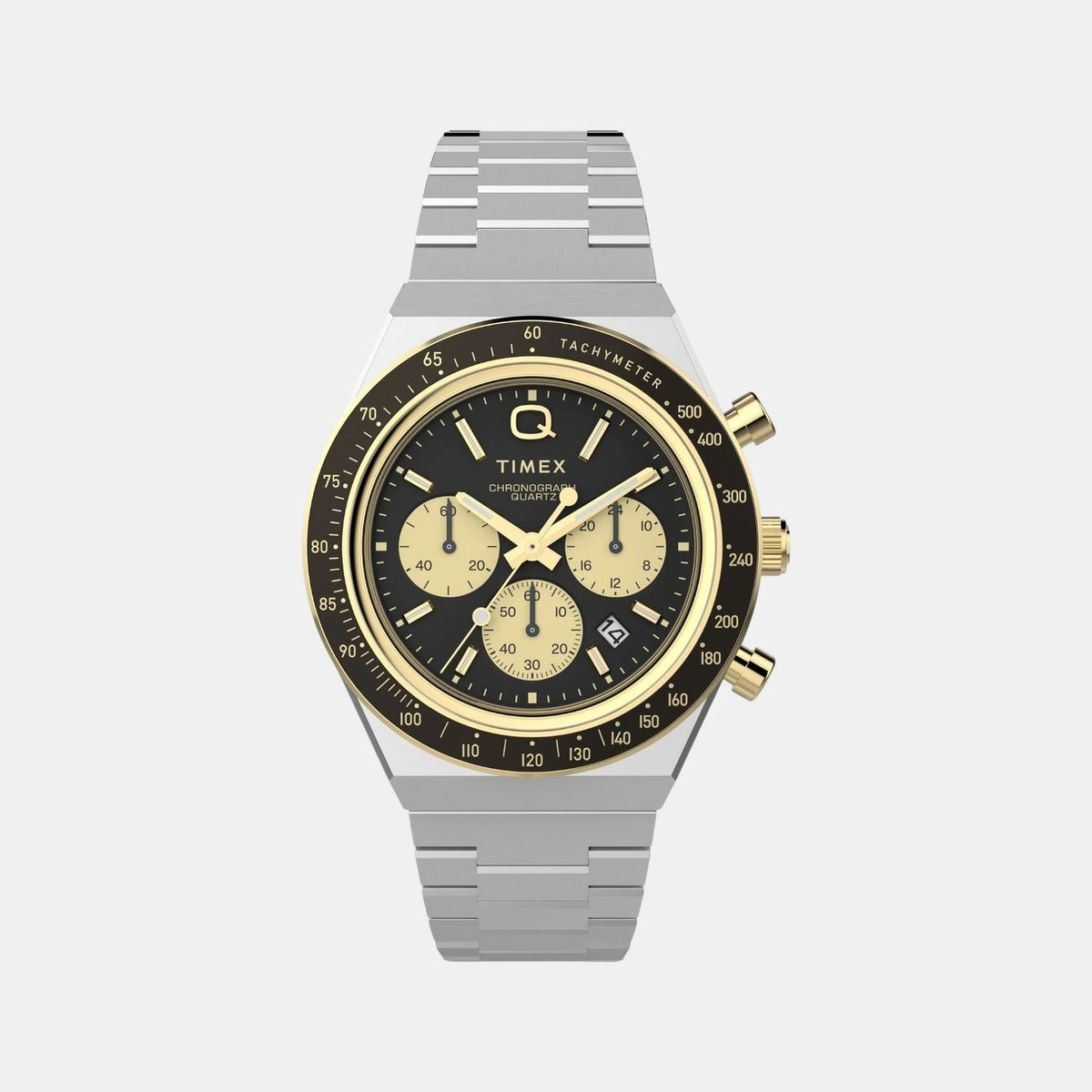 Men Quartz Black Dial Analog Stainless Steel Watch TW2W64200UJ