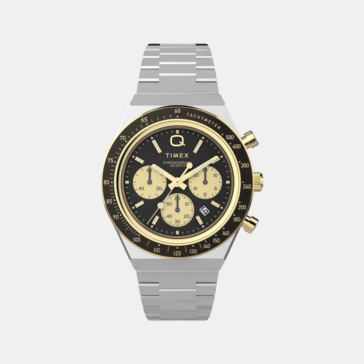 Men Quartz Black Dial Analog Stainless Steel Watch TW2W64200UJ