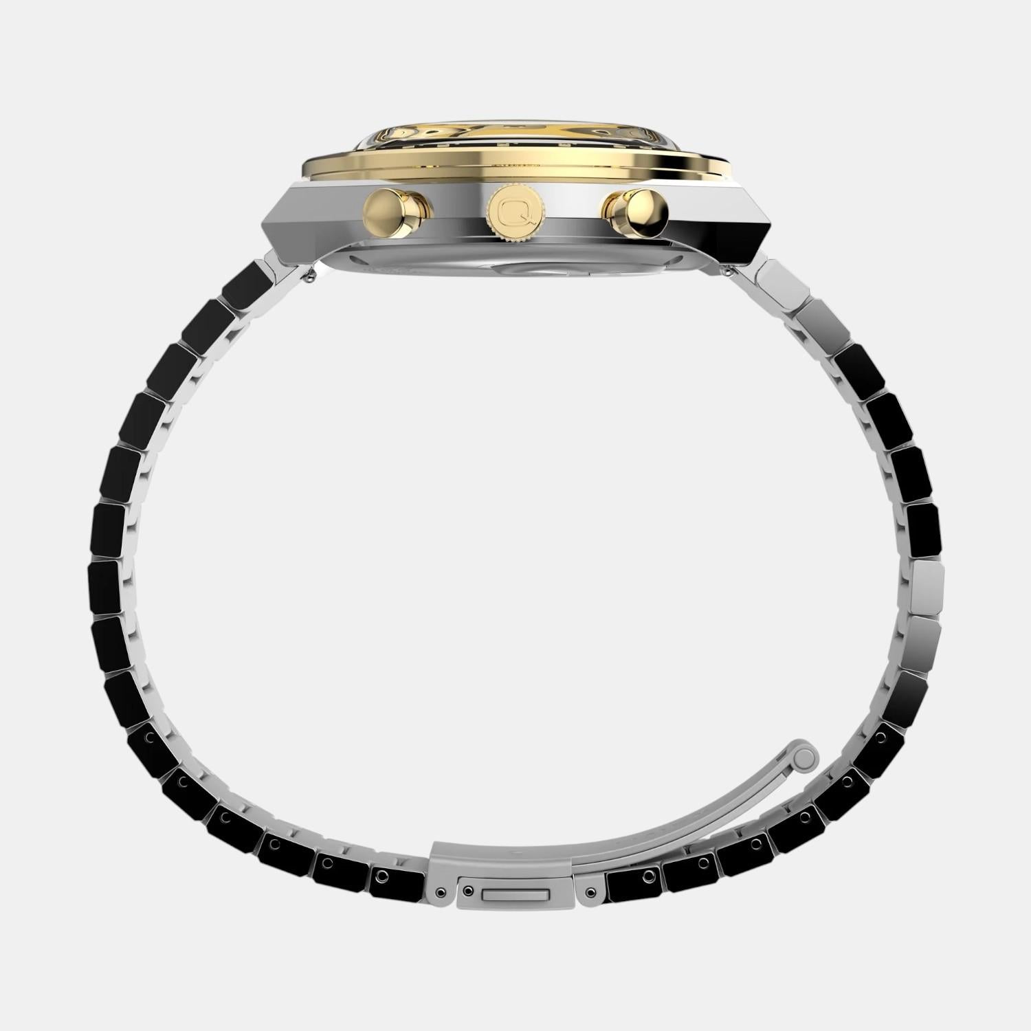 Men Quartz Black Dial Analog Stainless Steel Watch TW2W64200UJ