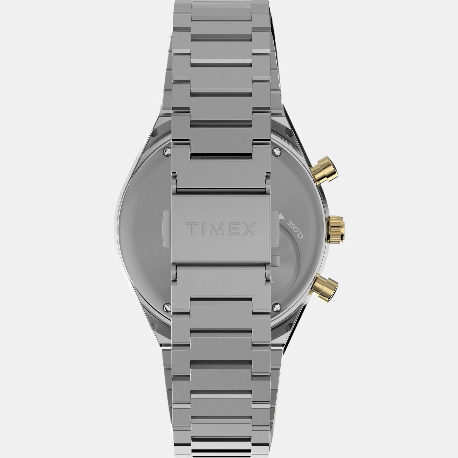 Men Quartz Black Dial Analog Stainless Steel Watch TW2W64200UJ