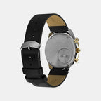 Men Quartz Black Dial Analog Leather Watch TW2W64300UJ