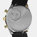 Men Quartz Black Dial Analog Leather Watch TW2W64300UJ
