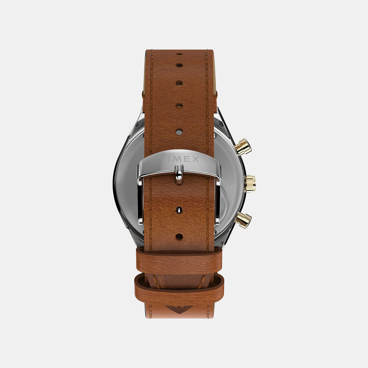 Men Quartz Gold Dial Analog Leather Watch TW2W64400UJ