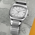 1983 E Line Reissue Men Automatic Silver Dial Analog Stainless Steel Watch TW2W70800UJ