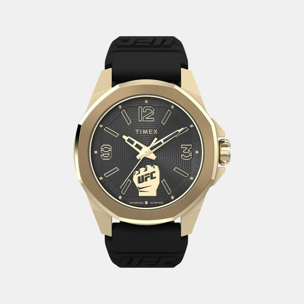 Men Quartz Black Dial Analog Silicone Watch TW2W73600UJ