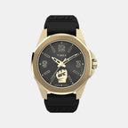 Men Quartz Black Dial Analog Silicone Watch TW2W73600UJ