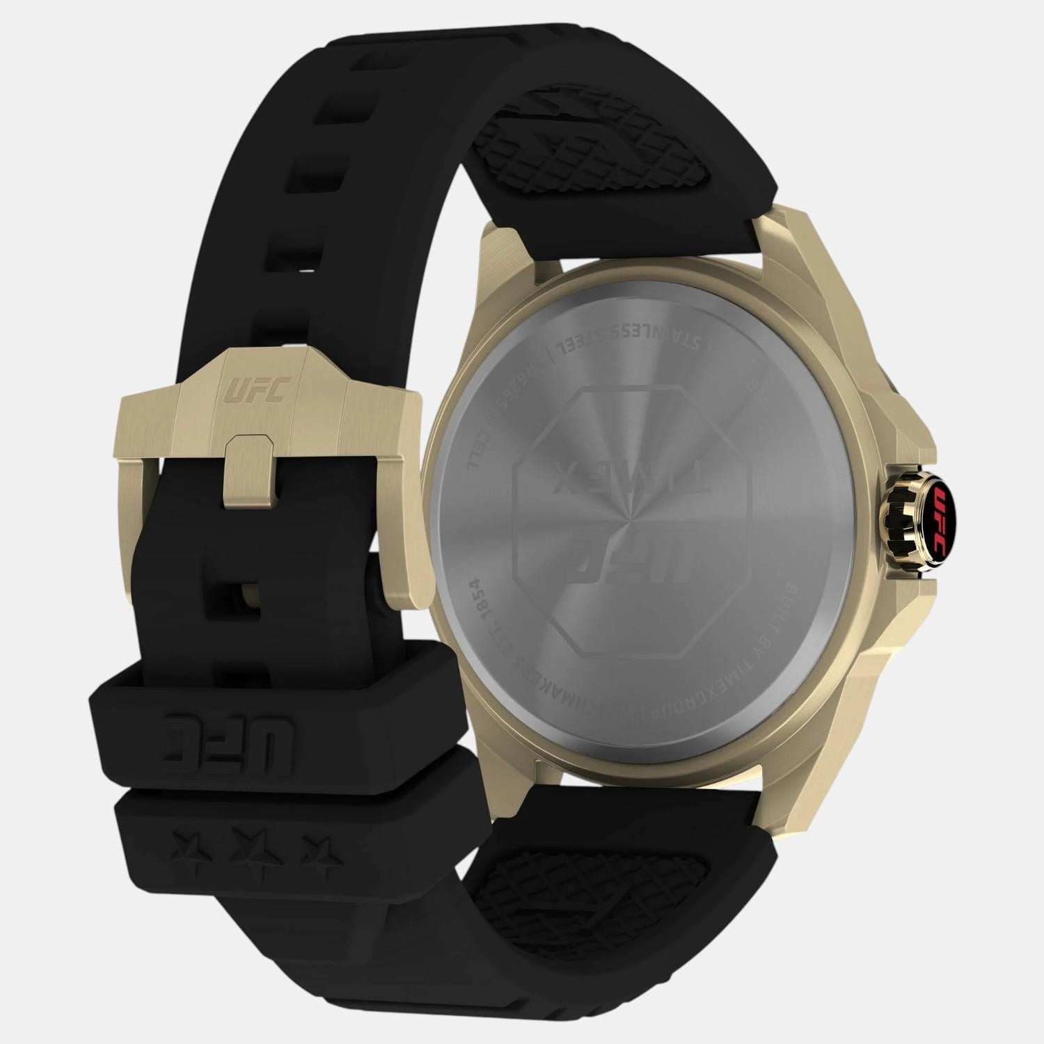 Men Quartz Black Dial Analog Silicone Watch TW2W73600UJ