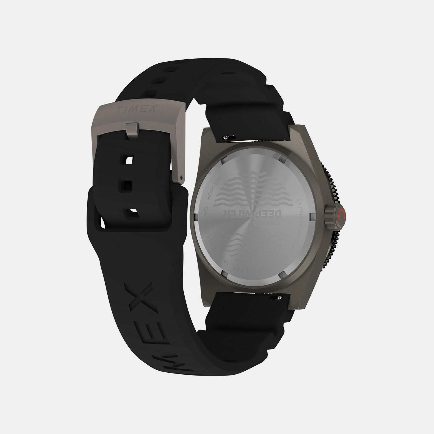 Men Quartz Black Dial Analog Rubber Watch TW2W74700UJ
